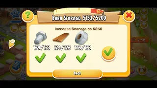 Hay Day | Level 137 | Increase Barn Storage to 5250 | Open A Large Mystery Package