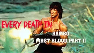 EVERY DEATH IN #69 Rambo: First Blood Part II (1985)