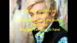 Break Down The Walls - Ross Lynch -  Full Lyrics