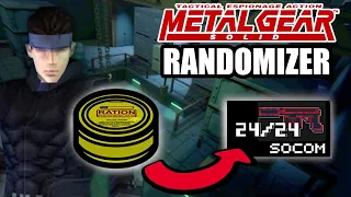 Metal Gear Solid is now RANDOMIZED