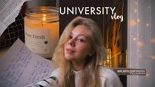 жизнь студентки | study vlog | дневник первокурсницы