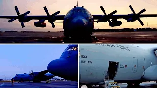 165th Airlift Wing loadmaster - C-130 training night operations