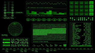 Retro SciFi Screensaver - 1:20 Hours