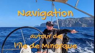 Voilier MAX 2 : Navigation autour de l'île de Minorque