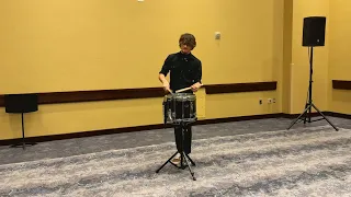 Gabriel Renner 1st Place PASIC I&E 2023 Snare Solo “The Declaration of Independence”