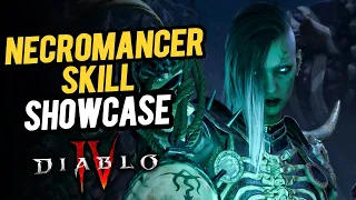 NECROMANCER SKILLS SHOWCASE - Diablo 4