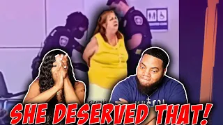 COUPLES REACT to When Karens Get What They Deserve (Police Edition) #2