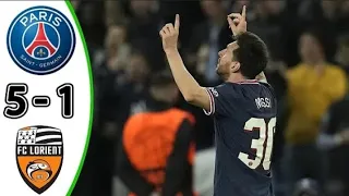 psg vs fc lorient 5-1_extended highlights and all Goals _2022