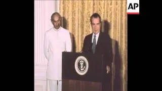 SYND 19-9-73 NIXON MEETS BHUTTO