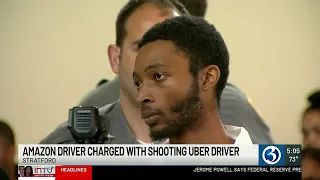 Amazon driver charged with shooting Uber driver appears in court