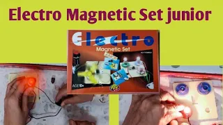 Unboxing of Electro Magnetic Set Junior/Demonstration of Fan Experiment and Light Experiment