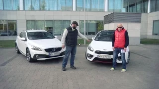 Auta bez ściemy - Kia pro_cee'd GT kontra Volvo V40