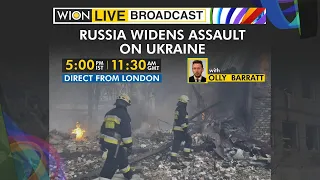 WION Live Broadcast: Russian military convoy regroups near Kyiv | Russia increases aerial assault