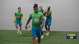 BASTIDORES: imagens do vestiário DA SELEÇÃO BRASILEIRA na vitória contra o JAPÃO