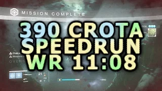 390 Crota Speedrun World Record! (11:08)