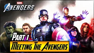 MARVEL'S AVENGERS Campaign Walkthrough Gameplay Part 1 - MEETING THE AVENGERS 1080P HD