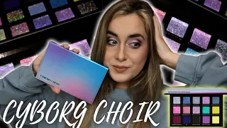 NEW ADEPT COSMETICS CYBORG CHOIR 🤖 SWATCHES + 5  LOOKS (This is COLORFUL but BEAUTIFUL!)