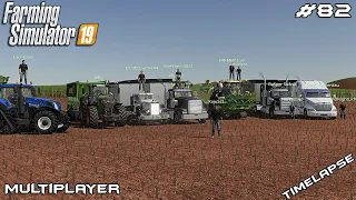 Big SILAGE harvest with ROAD TRAINs | Pineapple Bay | Multiplayer Farming Simulator 19 | Episode 82