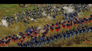 Battle of Antietam 1862 1v1 - Hawks Divided Nations multiplayer