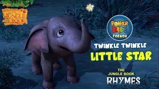 Twinkle Twinkle | Comptines du livre de la jungle en anglais  | Kids Rhymes | @PowerKidsFrench