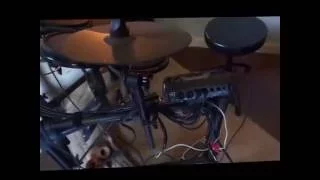 Electric drum amp setup