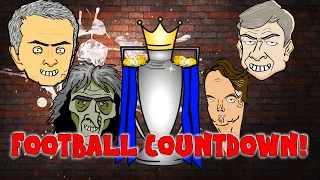 FOOTBALL COUNTDOWN! PREMIER LEAGUE PREVIEW - cartoon! (Parody song by 442oons)