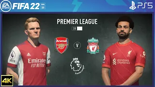 FIFA 22 PS5 | Arsenal Vs Liverpool | Premier League 2021/22 | 4K Gameplay