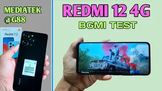 REDMI 12 4G BGMI TEST | REDMI 12 PUBG GRAPHIC TEST | FPS & GYROSCOPE TEST