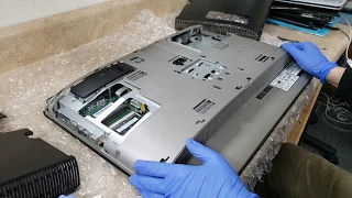 How to remove hard drive & RAM on Lenovo IdeaCentre B540. All-in-One. No Screwdriver Needed.  4K UHD