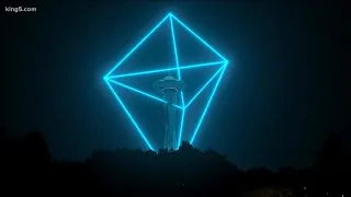 Evangelion KOMM, SUSSER TOD meets Seattle’s 2021 New Year’s Space Needle light show