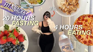 i tried INTERMITTENT FASTING for a week (20-4) *RESULTS*