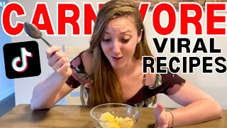 Testing Viral Carnivore TikTok Recipes & Snacks