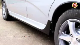 Тюнинг обвес порогов на Chevrolet Aveo (2002-). Крашенный вариант (russ-artel.ru)