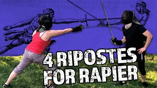 Beyond the Basics of Italian Rapier: 4 Riposte Options [Dui Tempi Edition]