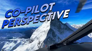 Air Zermatt - epic helicopter flight in the Swiss Alps /  Hubschrauber Rundflug | Matterhorn [4k]