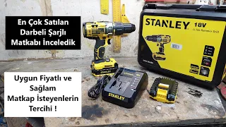 STANLEY 18 Volt 2 Amper Darbeli Şarjlı Matkap Detaylı İnceleme  STDC18LHBK Rakiplerinden İyi Mi ?