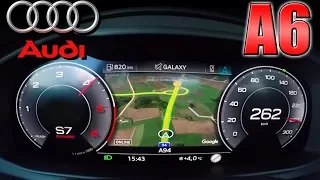 0-250km/h | Audi A6 50 TDI | Acceleration and Top speed TEST ✔