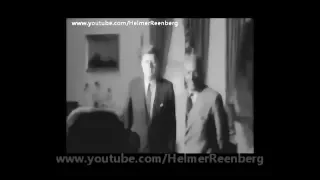 April 19, 1961 - President John F. Kennedy meets Mr. Norman Manley, Prime Minister of Jamaica