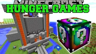 Minecraft: POPULARMMOS CASTLE HUNGER GAMES - Lucky Block Mod - Modded Mini-Game