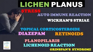 LICHEN PLANUS -Cause,Clinical features  & treatment