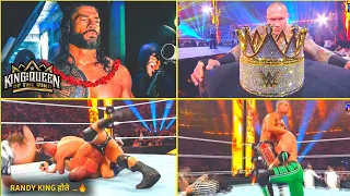 'Randy - Roman ki Galat Booking... 🔥 Triple H crown New King of the Ring , Botched Ending Highlights