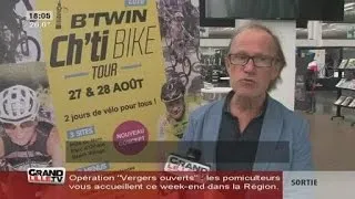 Pédaler au B'twin Ch'ti bike tour