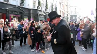 Amazing Scenes On Grafton Street As Department Store Doorman (Sean) Steps Out To Perform...