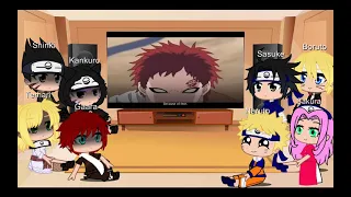 (TR) Team 7 and Sand Siblings+Boruto and Shinki React To Naruto vs Gaara|Gacha Clup|Paru-Chan~