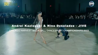 Andrei Kazlouski & Nino Dzneladze | JIVE | CHICAGO HARVEST MOON BALL DANCESPORT CHAMPIONSHIPS 2023