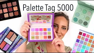 The Eyeshadow Palette Tag 5000 #eyeshadowpalettetag #eyeshadowpalettes