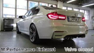 BMW M3 F80 - M Performance Exhaust system