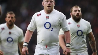 Dan Cole and Cian Healy go head to head, Ireland v England, 1st March 2015