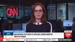 CNN MERCADO: Ibovespa futuro e dólar caem nesta sexta-feira | 31/03/2023