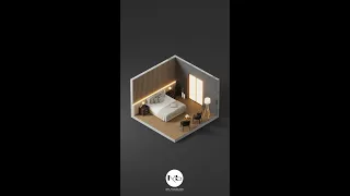 Bedroom Maquette - 3Ds max Animation